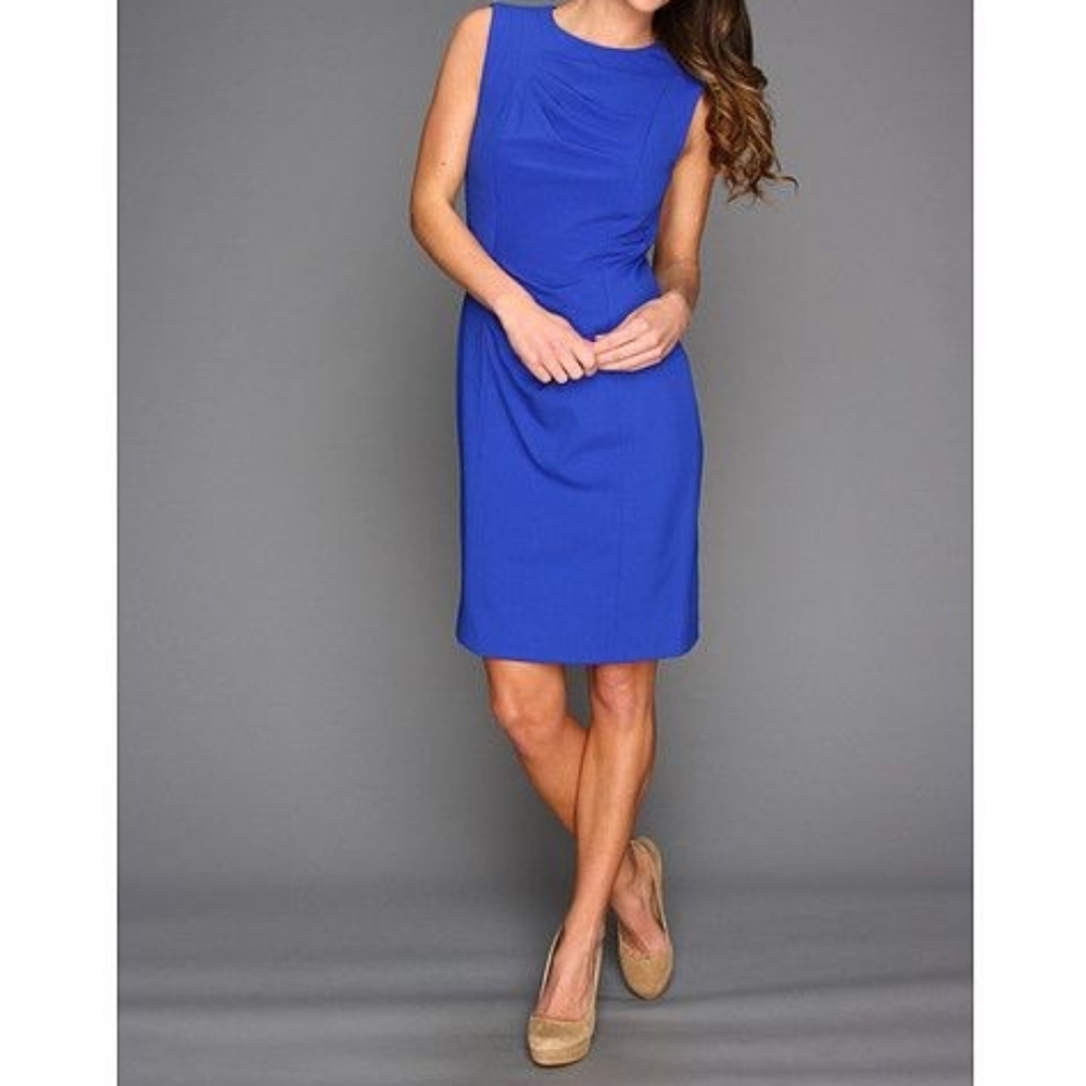 Calvin Klein EUC Purple/Blue Sheath Dress Sz 10